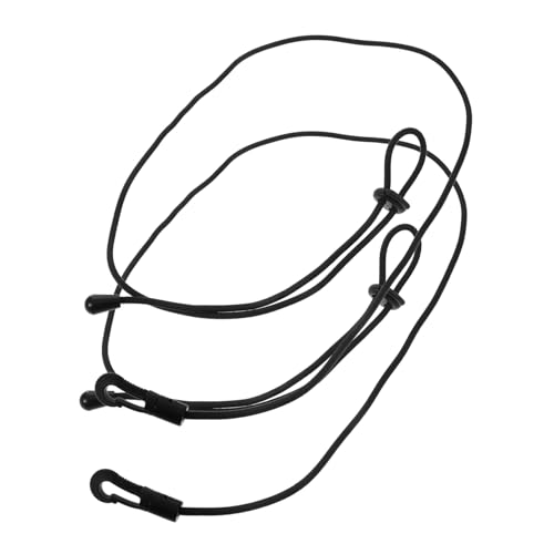 Happyyami 2-Piece Paddle Leash for Kayaking Surfing Safety Leash Kayak Accessories Bungee Cord Fishing Rod Tie Paddle Board