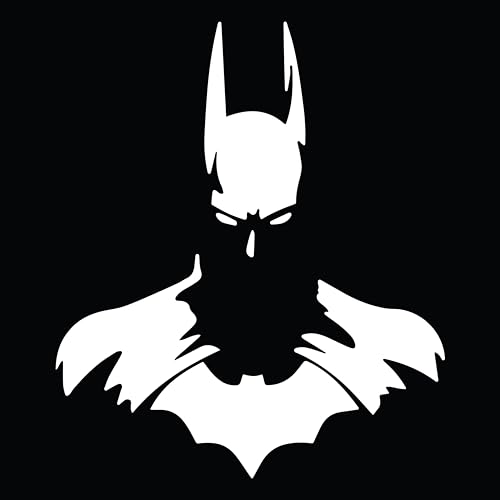 MAZ DISTRIBUTIONS Batman Sticker Vinyl Dark Knight Decal for Laptop Removable Waterproof Sticker for Waterbottle Useable Indoor and Outdoor Easy Use for Car Van Trucks and Bag MAZ - 440