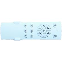 Ceiling Fan Light Remote Control Inverter Handset Multiple Model Compatibility Stepless Adjustment White Plastic User Friendly Interface for HomeB
