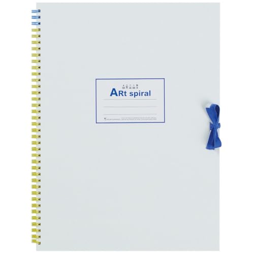 Maruman Art Spiral Sketch Book, F4, 13.27" x 10.04", 24 Sheets, White