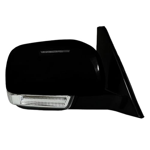 TiJeRa Power Folding Passenger Side Mirror for Mitsubishi Pajero V73 V77 V93 V97 2006-2016, Rear View Mirror for Mitsubishi Pajero IV 2007-2016 (Black)