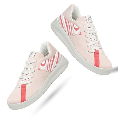 Image of Plaeto Women's Coast Multiplay Sports Shoes| Lightweight Shoes with Breathable Air Mesh | Floease Cushioning for Lasting Comfort