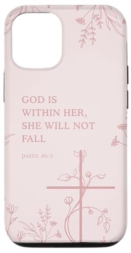 Minimalist Christian Bible Verse Quote Religious Psalm X}zP[X iPhone 12/12 Pro p