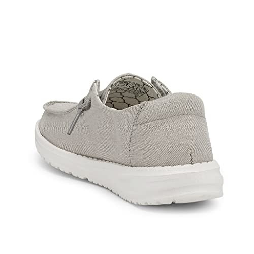 Image of HEYDUDE Women's Wendy Chambray | Women's Shoes | Women's Lace Up Loafers | Comfortable & Light-Weight