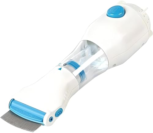 FITTO Electric Head Lice Comb - Allergy & Chemical-Free Lice Removal