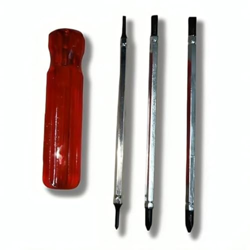 Image of 6 in 1 MULTI BIT REVERSIBLE SCREWDRIVER SET Standard Screwdriver Set (Pack of 1)