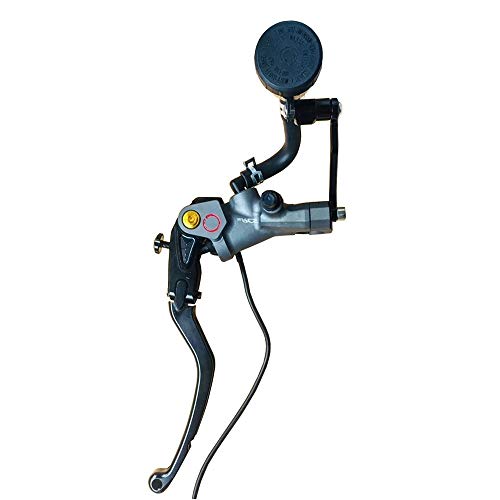 LIWENCUI- Freno radial de motocicleta 16 RCS 22mm universal cilindro maestro del freno Bomba palanca del embrague hidráulico de la bomba for Honda (Color : Sand gray Left pupm)