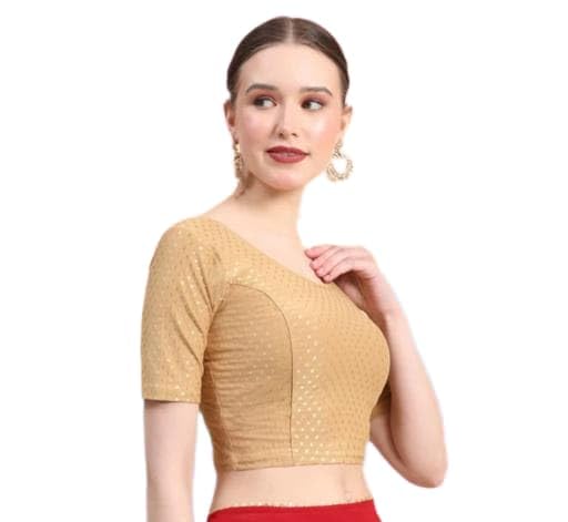 Women's Ethnic Readymade Blouse | Stylish Stretchable Saree Blouse for All OccasionsBlouse-348_34-picture-16