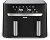 Tefal Dual Easy Fry Heißluftfritteuse 8,3 L – Airfryer mit 2 Kammern & XL-Schublade, 7 Programme, 2700 W, Extra-Crisp-Technologie, fettarm frittieren & energiesparend, spülmaschinenfest EY9018