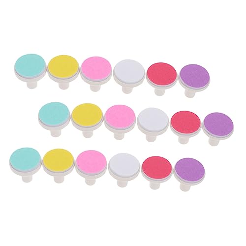 Homoyoyo 18pcs Baby Nail File Grinding Heads Replacement Set for Electric Nail File Baby Nail Tool Set Safe for Newborns