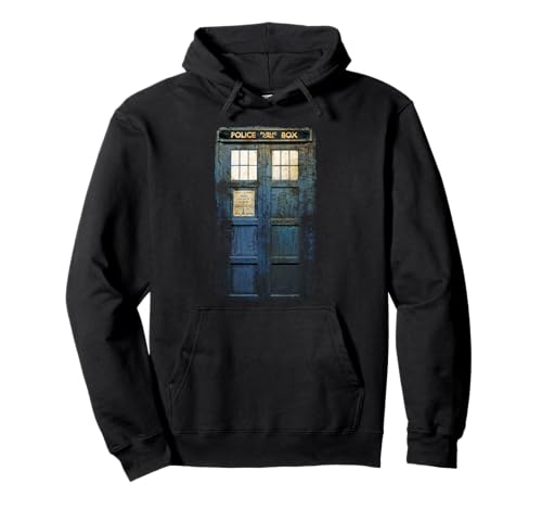 Cosplay Tardis Distressed Time-Traveller Sci-Fan Sweat à Capuche