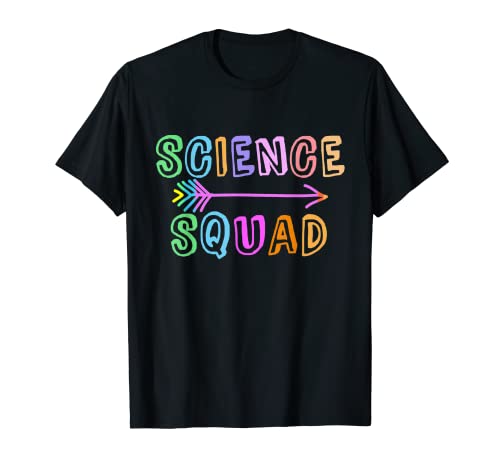 SCIENCE SQUAD Kids Teacher Back To School Crew T-Shirt
