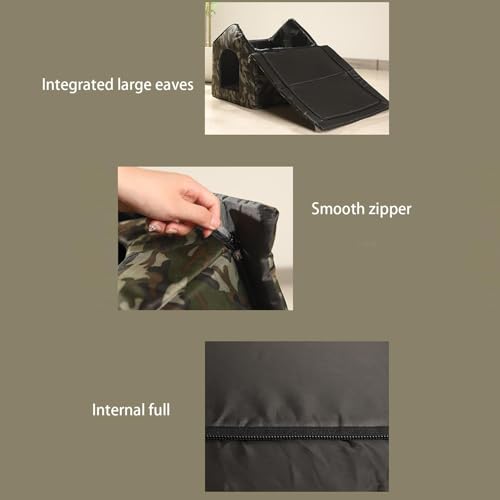 Niche pliable pour chien avec isolation thermique et imperméable