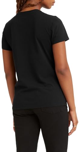 Levi's Damen The Perfect Tee T-Shirt,Batwing Leopard Caviar,XS – Ansicht 2
