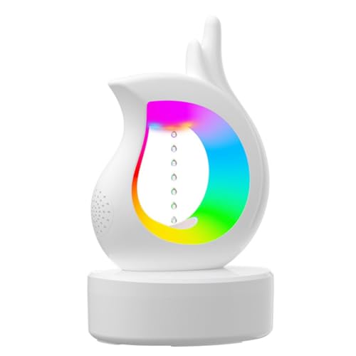 Okeeyseda Altavoz Bluetooth Y16, Humidificador Antiaire, de Bajo Ruido, Luz RGB, Reproductor de Música para Dormitorio con Graves Potentes