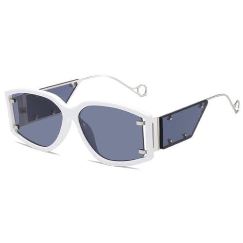 Lunettes de soleil carrées anti-UV400 MUTYNE à branches larges pour le voyage