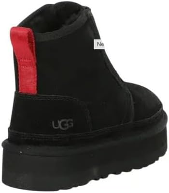 UGG Women's Neumel Platform Zip Boot Black Size 10