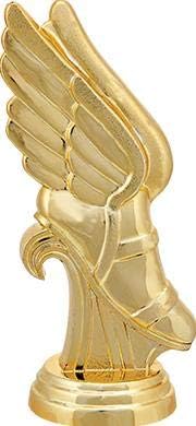 Crown Awards Track Winged Foot Trophies, Personalized Pink Track Winged Foot Trophy, Engraving Included Prime