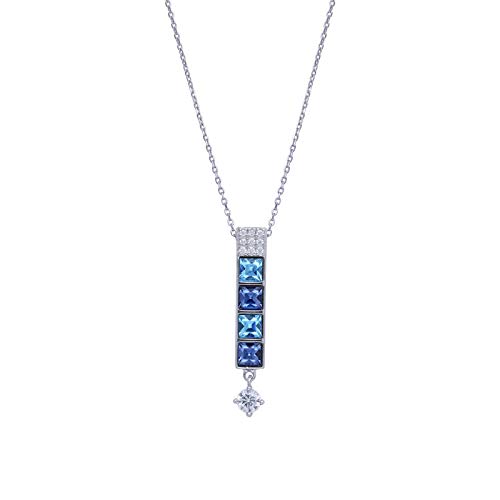Chaîne de clavicule femme S925 collier en cristal court tendance