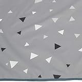 お食事マット 食べこぼしマット 滑り止め 撥水加工 テーブルマット お絵かきマット 防水 丸洗いOKお食事マット 食べこぼしマット ベビー 赤ちゃん 幼児 椅子 床 滑り止め 撥水加工 テーブルマット お絵かきマット 三角形のパターン