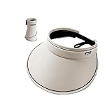 Visera Todo Uso Mujer UPF50+ - Extra Ancha & Plegable - para Canarias(Beige)