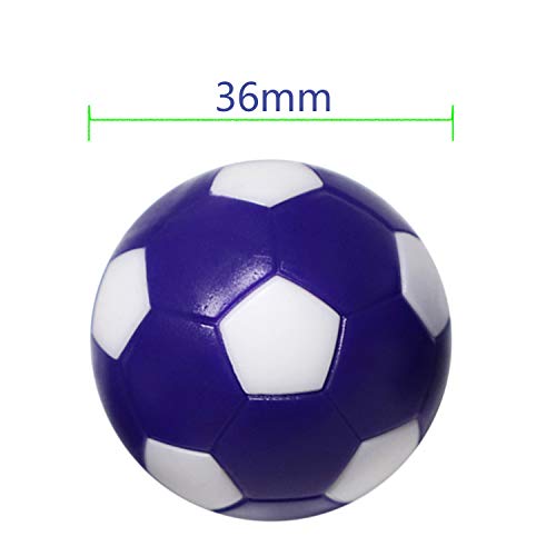NONE BRAND Foosball Balls Mini Table Soccer Balls 1.4\" (36mm), 14 Pack (Blue, Pink, Dark Red) - Thumbnail 3