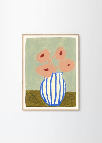 THE POSTER CLUB �|�X�^�[�N���u Pink Flowers 30×40cm Carla Llanos