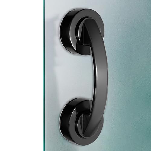 Genérico Manetas De Ventosa Para Ducha | Maneta Para Puertas Correderas,Asidero Extraible Para Empujar Y Tirar Sin Taladro Con Vacio Fuerte Para Cocina Baño Espejo Armario