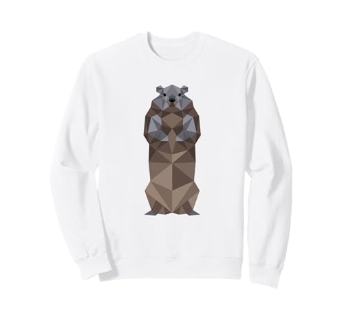 Polygonal Groundhog Illustration Polygon Woodchuck Marmot �g���[�i�[