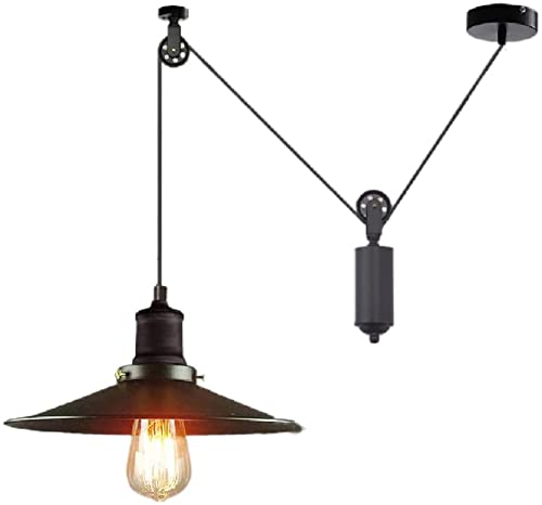 Suspension à poulie fendue réglable pour ajuster la lumière de votre bar ou cuisine