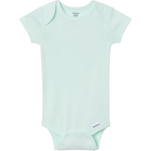 Image of Gerber Baby Girls' 8-pack Short Sleeve Onesies Bodysuits