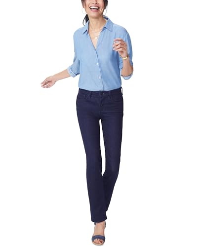 NYDJ Sheri Petite Tummy Control Slim Leg Jeans SLI Rinse 2P