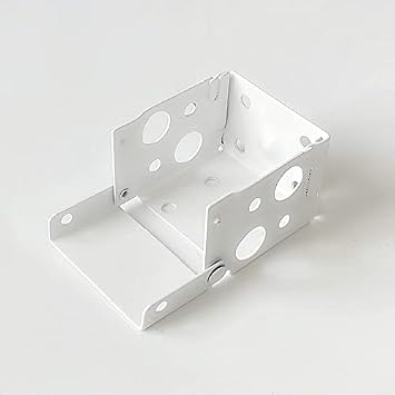 Cutelec Box Mounting Bracket 1set for 1-1/2 Blinds White Color Window Blinds Headrail Bracket