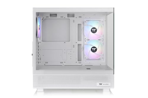 TT View 270 Plus TG ARGB MID Tower Win Snow White 3 Fans CA-1Y7-00M6WN-01 miniatura 3