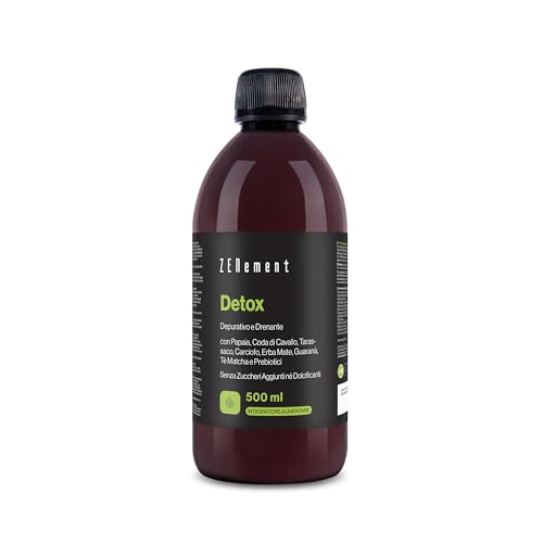Detox con Papaya, Equiseto, Tarassaco, Carciofo, Erba Mate, Guaranà, Tè
