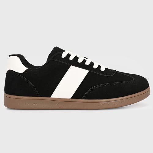 Image of Cruiser Men's Sneakers | Classic Suede Casual Shoes for Men|Trendy Retro Lace-Up Low-Top Court Shoe with Gum Sole|Perfect for Casual,College,Skating,Party,Outdoor,Walking, Travel & Everyday Wear(2665)