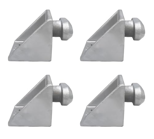 Image of Mytee Products Shipping Containers Side Twist Lock - Hot Dipped Galvanized Steel - Used for Connecting Containers Placed into Position (4 Pack)