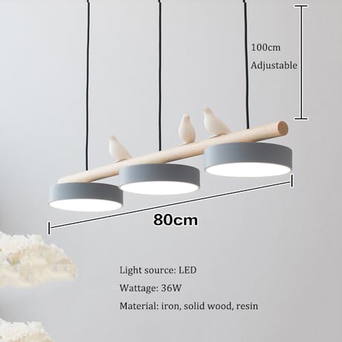 Lampe suspendue de ferme à intensité variable pour salle à manger - 3