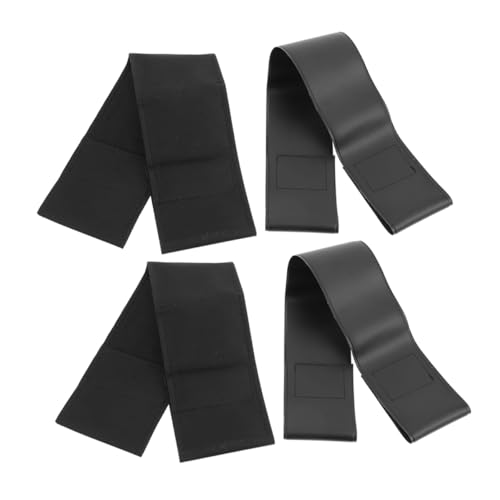 SECFOU 4Pcs Adjustable Foot Oxford Cloth Calf Straps for Leg Support Accessories for Disabled Users Random Style