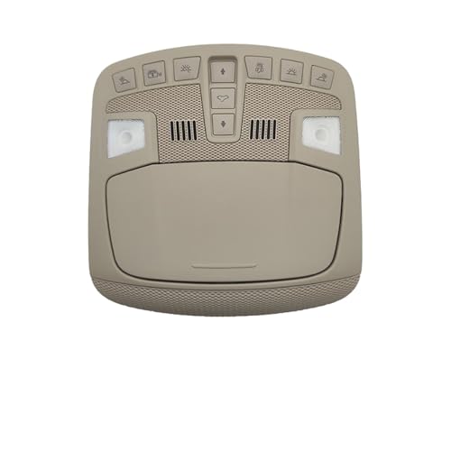 Car Reading Lamp Sunroof Switch for Lincoln MKC,Car Interior Overhead Console Dome Light Reading Lamp,B-Black(Normal/A-Beige)