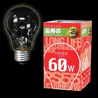 Amazon | アサヒ 一般球（一般電球） 長寿命タイプ クリヤー 100V