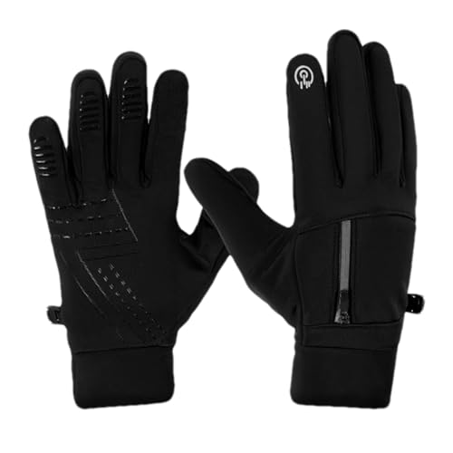 Ruwshuuk Winterbike -Handschuhe, warme Fahrradhandschuhe,Vollfinger -Touchscreen -Schneehandschuhe | Anti-Rutsch-Windschutz-Sportartikel, kaltes Wetterausrüstung für das Fischen von Wanderfischerei