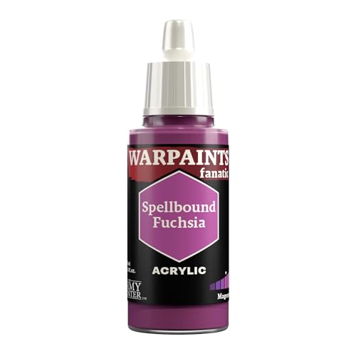 The Army Painter Pinks & Purples Warpaints Fanatic Acrylfarben, 18 ml (Spellbound Fuchsia)