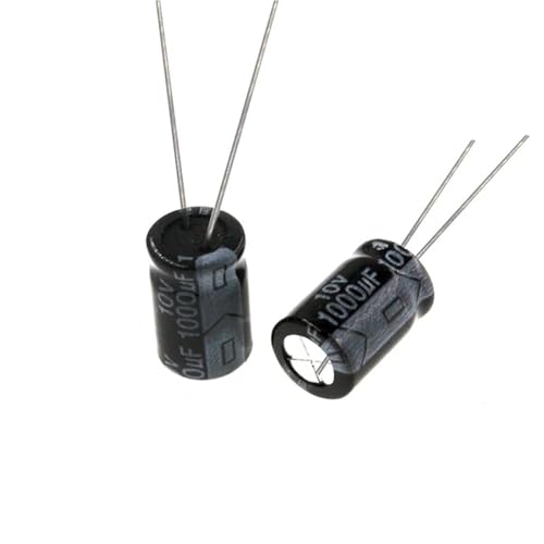 Condensateur 1000uF 10V radial en aluminium de taille compacte 8x12mm pour mini circuits