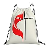 Turnbeutel Gemeindehaus Der Vereinigten Methodistenkirche Gymsack Unisex Sportbeutel Wasserdicht Kordelzugbeutel Für Schwimmen Strand Reisen M