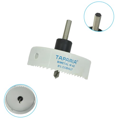 Image of Taparia Bimetal Mini Hole Saw HSM 70 - Precision Cutting Tool, High -Speed Steel Teeth for Wood, Metal & Plastic
