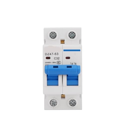 Disjoncteur miniature DZ47LE 2P sécurisez la cuisine et les appareils de 5A à 63A