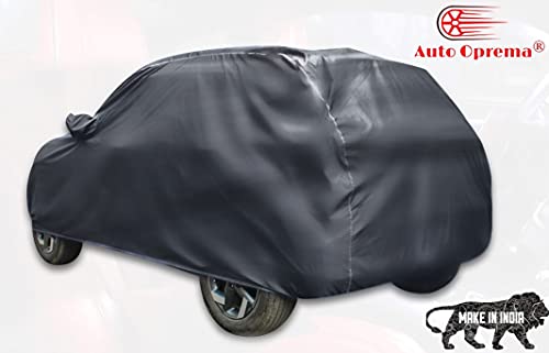 Image of Auto Oprema Grey with Mirror Pocket Matty Car Body Cover Compatible with Mahindra Bolero Car Bumper to Bumper Accurately.