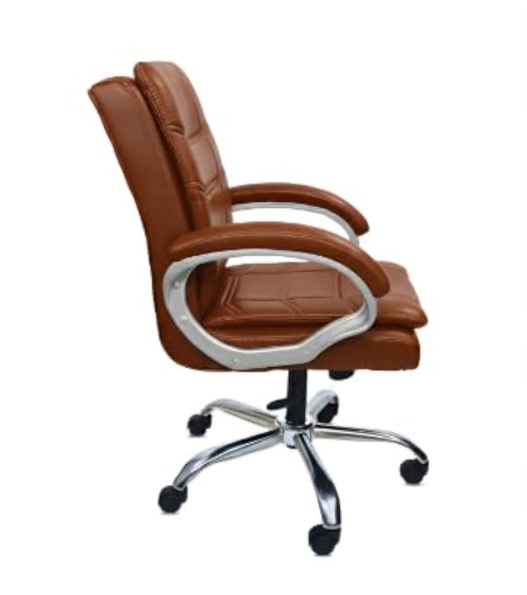 Executive Revolving Office Chair with Cushioned Seat