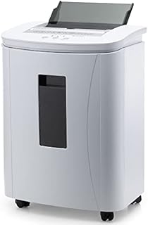 iOCHOW Auto Feed Paper Shredder: 150-Sheet Micro Cut Security Level P-4 Shreds Document & Credit Card Quiet Commercial Heavy Duty Shredder Continuous Running Time 30 Minutes with 25L Pull-out Bin